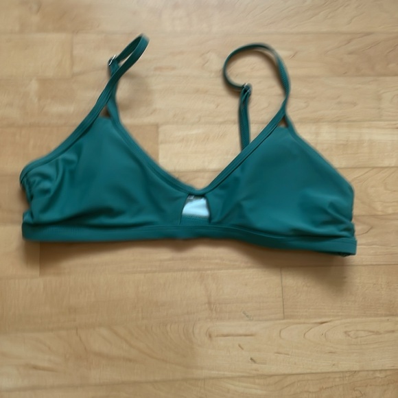 CUPSHE Bikini Set High Waisted Bottom Size M Green - Picture 2 of 6